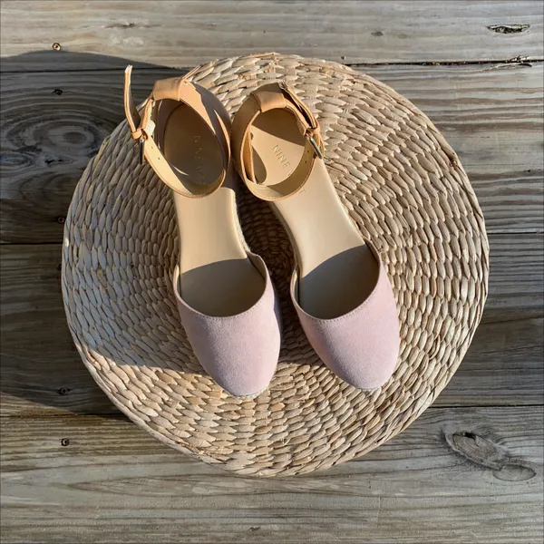 Nine West Natural Blush Ariela Espadrille Wedge Sandals - Image 2
