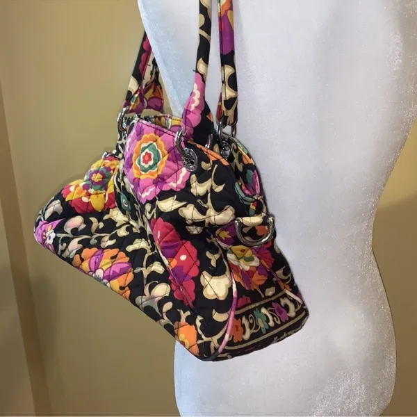 Vera Bradley‎ Floral Shoulder Bag - Image 12