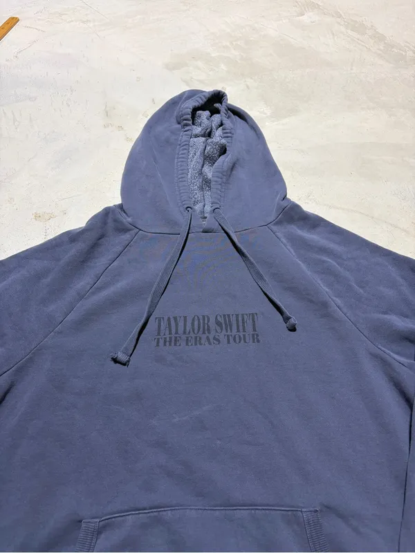 Taylor Swift washed Blue Pullover Hoodie The Eras Tour 23-24 large - Image 2