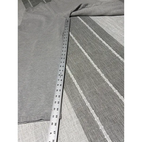 Womens Gray Wide Leg Sweatpants Elastic Waist‎ Lounge Pants small/med - Image 4