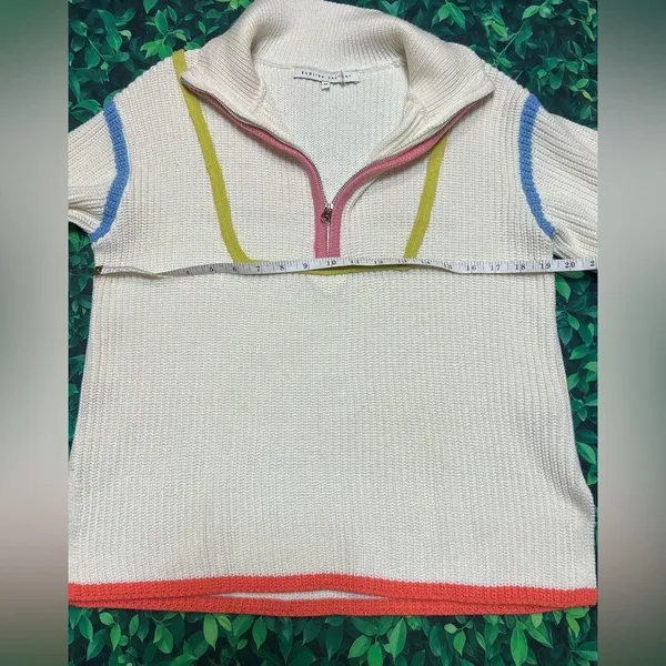 English Factory Cream and Pink Cowl Neck Sweater - Image 7
