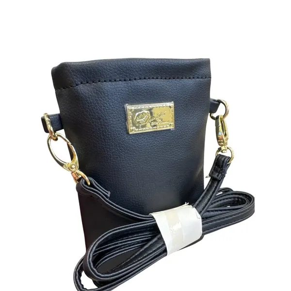 Betsey Johnson Luv Black faux leather \Crossbody Handbag SKU 8269 - Image 11
