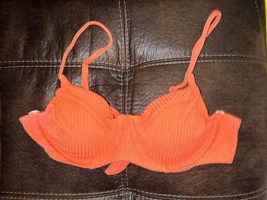 SheIn Coral bikini push up top - Image 2