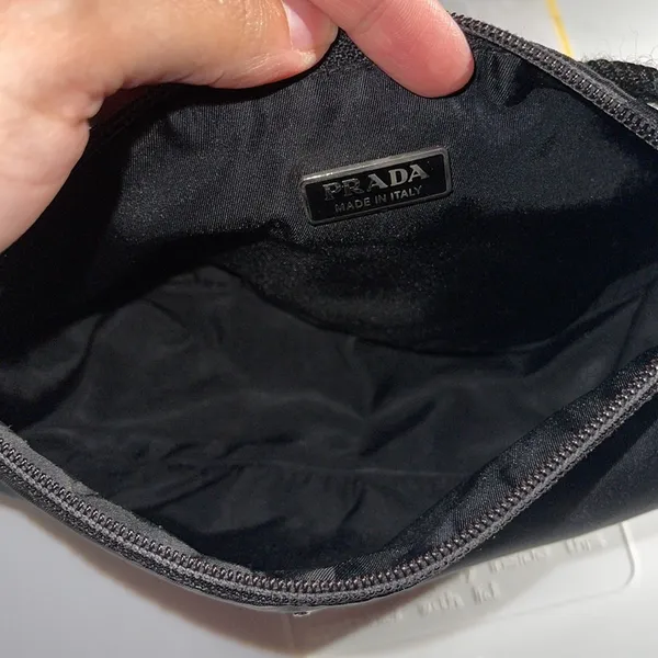 PRADA Nylon Tesutto Pochette Mini Bag - Image 7