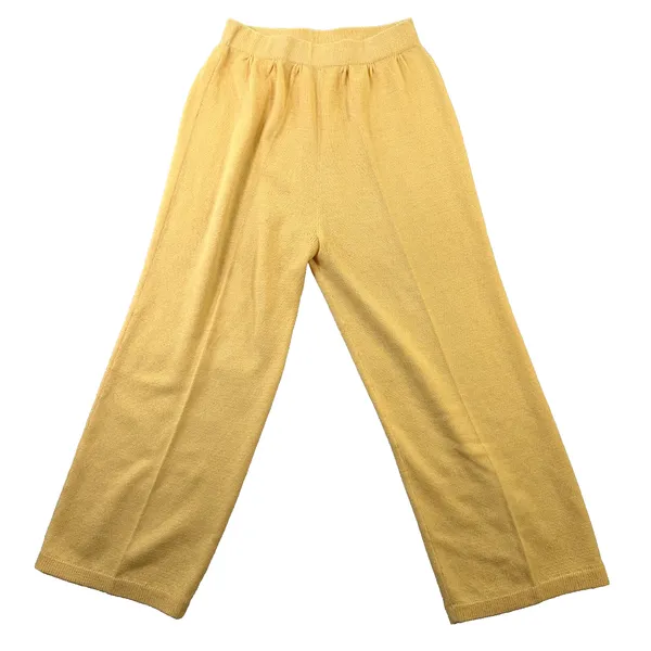 Vintage Gondine USA Knit Pantsuit Set Cardigan Wide Leg Pants Women's - Image 3