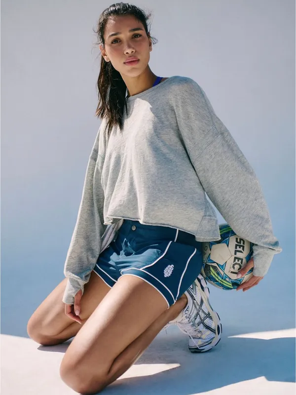 Free People My Time Layer Large Heather Grey - Image 2