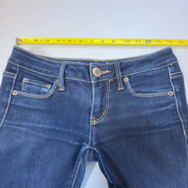 American Eagle AE Skinny Jeans Womens 2 Dark Wash Stretch Denim Everyday Iconic - Image 8