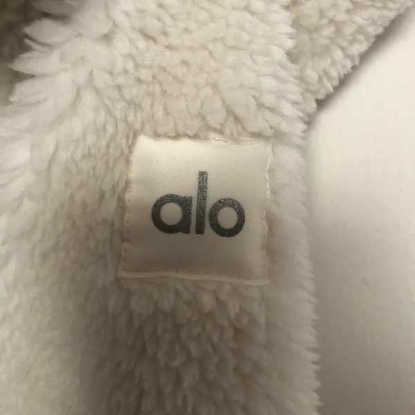 Alo Foxy Sherpa Jacket Ivory XS - Image 9