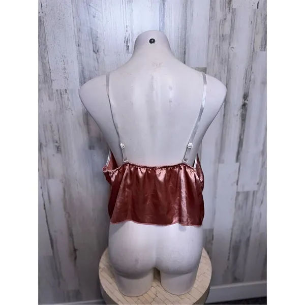 Silk pink tank top Pink Size L - Image 3