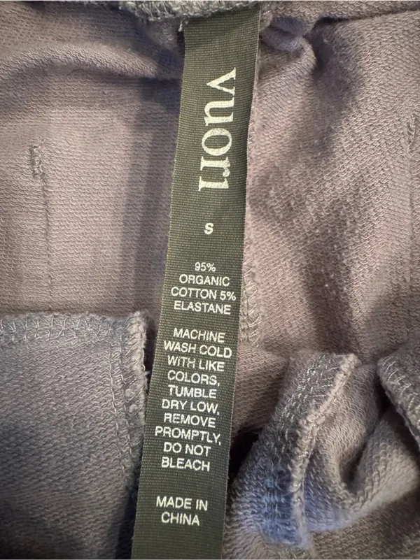 Vuori Women’s Small Gray Jogger Sweatpants Drawstring Lounge Athleisure - Image 4