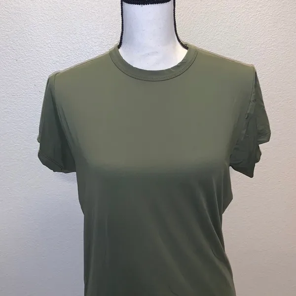 Elite Jeans Elite Issue army green athletic short sleeve shirt - Image 2