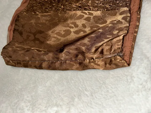 Princess Polly Feldman Beige/Brown Leopard Print Silky Top - Image 7