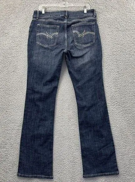 Wrangler Mae Bootcut Jeans Mid Rise Cotton Blend Western Rodeo Cowgirl 13 x 33.5 - Image 2