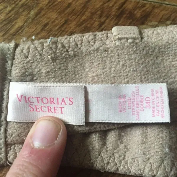 Victoria’s Secret nude lined strapless 34D bra - Image 3
