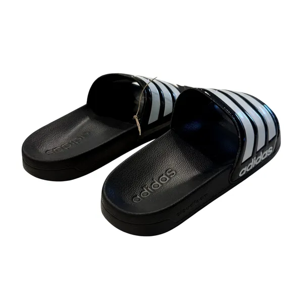 Adidas Women's Adilette Shower Slides in Black, Size 6 - Image 4