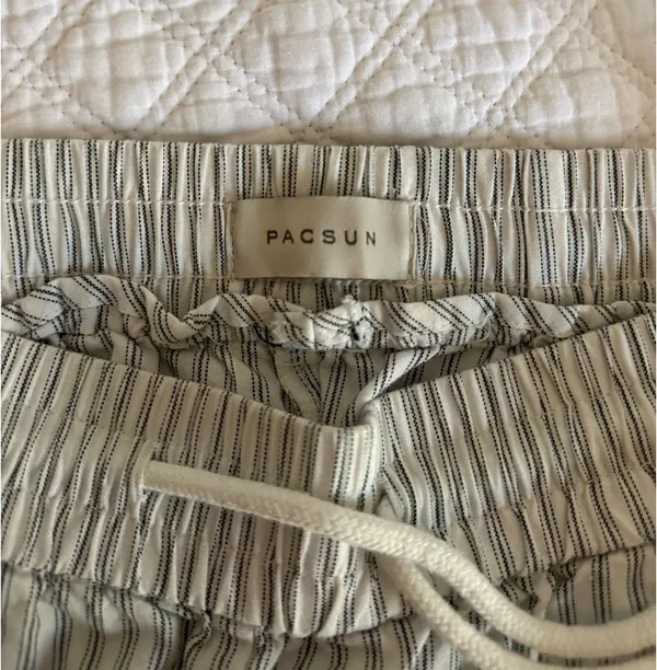 PacSun Linen Pants Striped - Image 3
