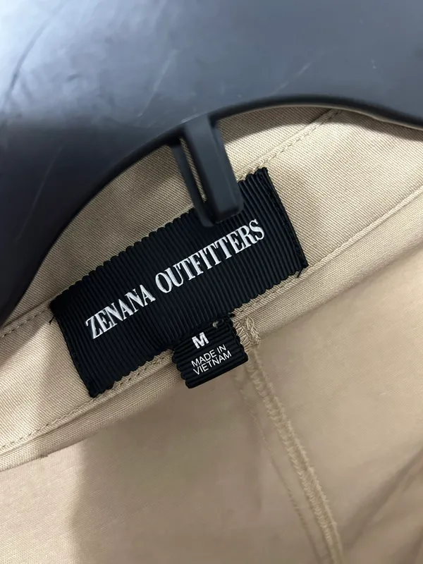 Zenana Tan Trench Coat - Image 4