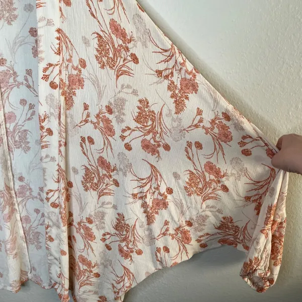 Altard State Womens Boho Floral Open Front Kimono Cardigan Size Large - Image 5
