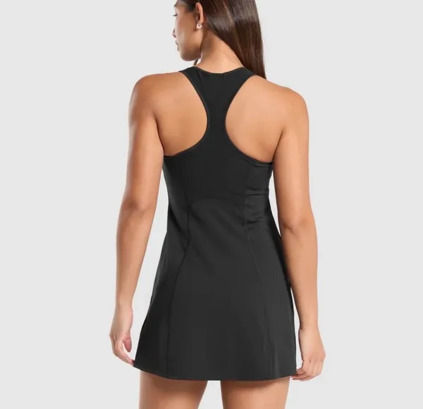 Gymshark Black Sport Dress in Black - Image 2