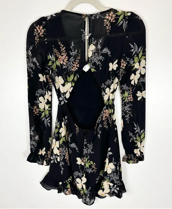 Reformation Elenor Floral Mini Dress - Image 8