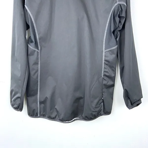Asics Running Jacket Full Zip Black Water Repellant Activewear Women Size‎ Small - Image 7