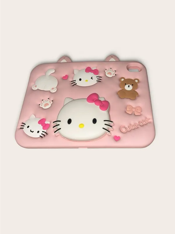 🌸Pink Hello Kitty 3D Silicone Phone Case - Image 5