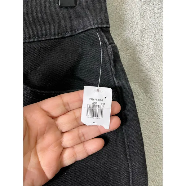 Old Navy High Rise Curvy O.G. Straight‎ Black Jeans Petite 2 Slim Stretch New - Image 4