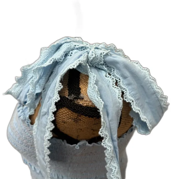 NWT Chelsea & Violet Smocked Mini Dress Ruffle Tiered Mayan Blue Size Large‎ - Image 3