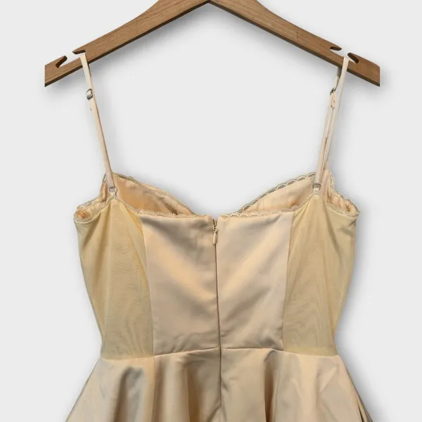 NEW HOUSE OF CB Minimoiselle Bustier Stretch Satin Minidress Size Medium - Image 11