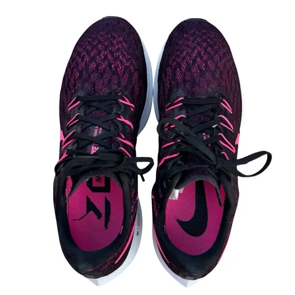 Nike Air Zoom Pegasus 36 Running Shoes Women's 9.5 Black Pink Blast AQ2210-002 - Image 6
