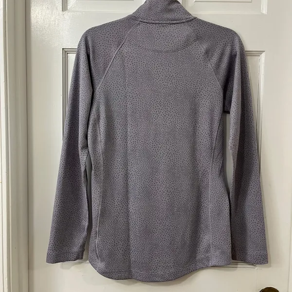 Patagonia Capilene Midweight Womens M Purple 1/4 Zip Baselayer Pullover Gorpcore - Image 4