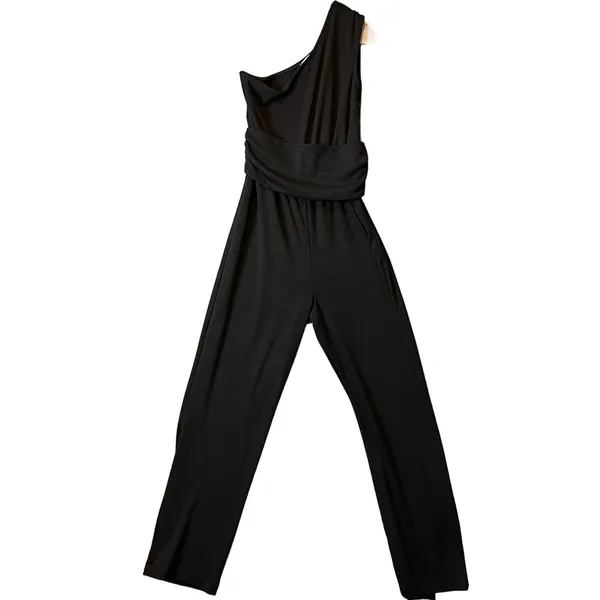 Lovers and Friends Sophie Jumpsuit‎ Size XS Single Strap Look Black - Image 2