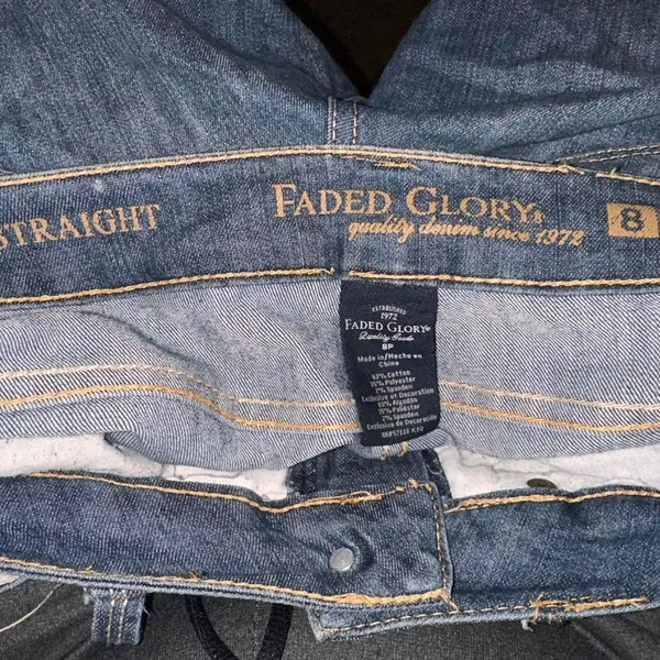 Faded-glory Women's Blue and Navy Jeans - Image 3