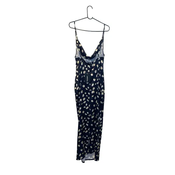 Women's Pretty Little Thing Leopard Print Satin Cowl Neck Maxi Dress Size 10 - Image 6