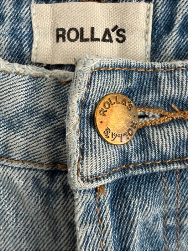 Rolla’s Classic Straight High Rise Jeans G’Day Mate Light Wash Size 28 - Image 2