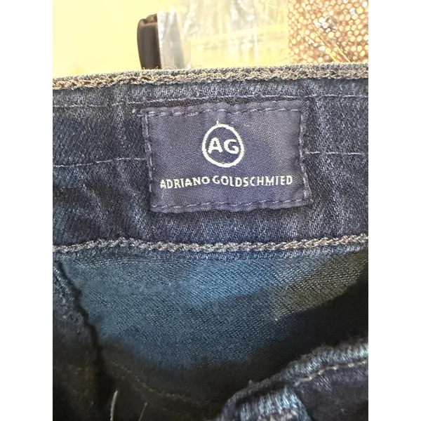 AG Adriano Goldschmied The Farrah Skinny High Rise Jeans Dark Blue 30R DMS1379 - Image 6