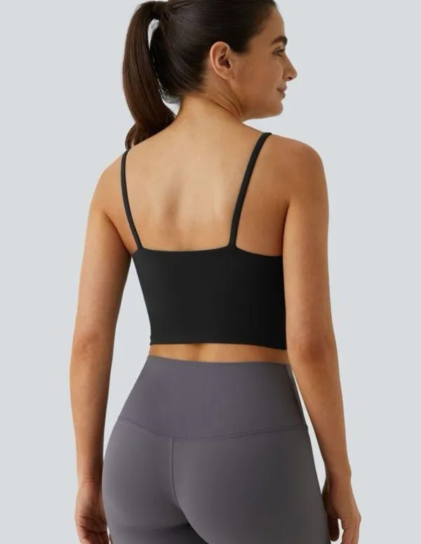 Halara 085HO.- Basic Padded Workout Cropped Tank Top. Size XSmall - Image 3