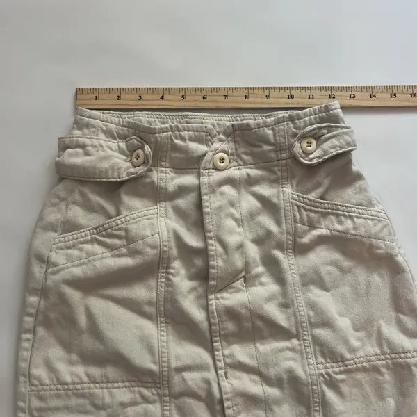 Free People Alpha Utility MINI Skirt SZ 4 - Image 6