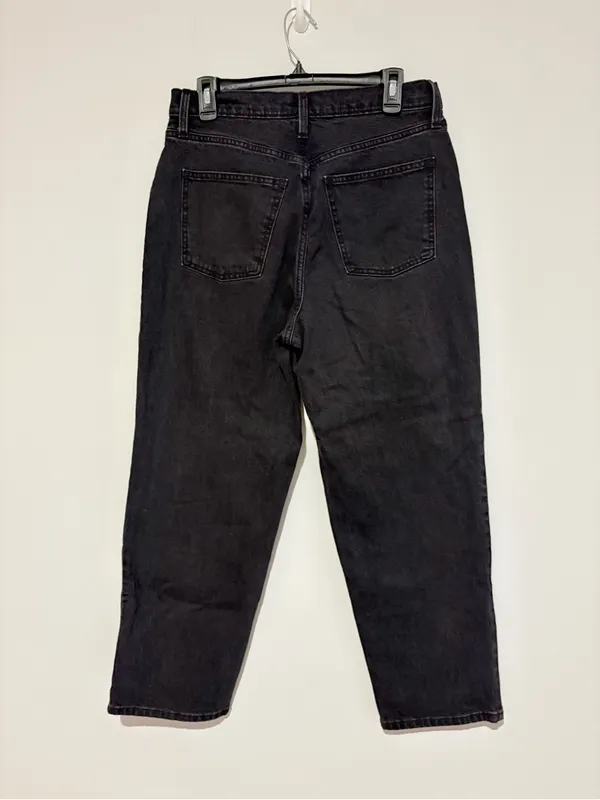 Universal Threads High-Waist vintage straight Cropped Jeans‎ black size 10/30R - Image 3