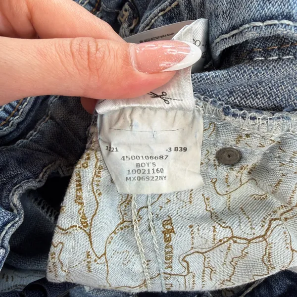 Ariat B4 Relaxed Girls Medium Wash Bootcut Jeans Size 14 Adjustable Waist - Image 10