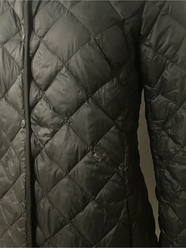 UNIQLO Ultra Light Down Compact Coat Black Size S Quilted Long Jacket Packable - Image 5