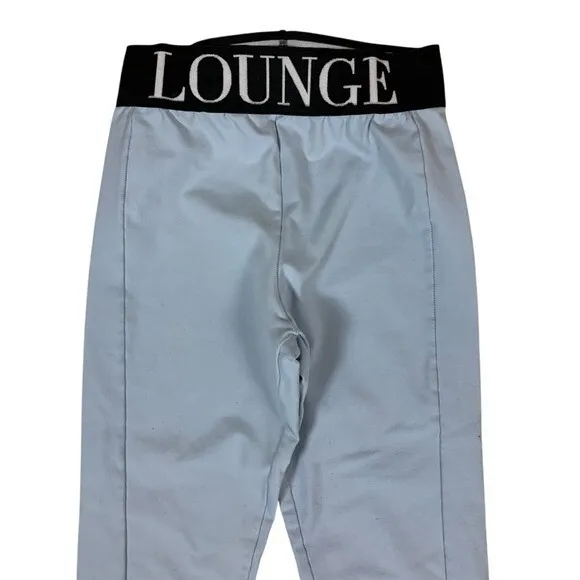Lounge Leggings Small‎ Blue High Waisted Elastic Waist Active Casual - Image 2