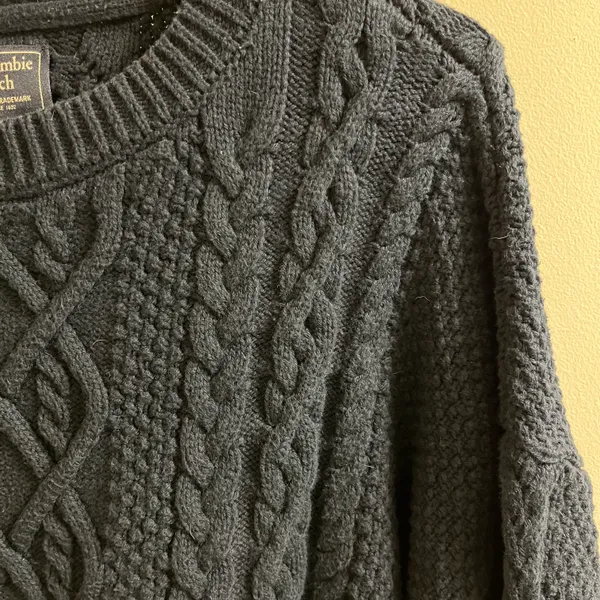 Navy Knit Sweater - Image 4