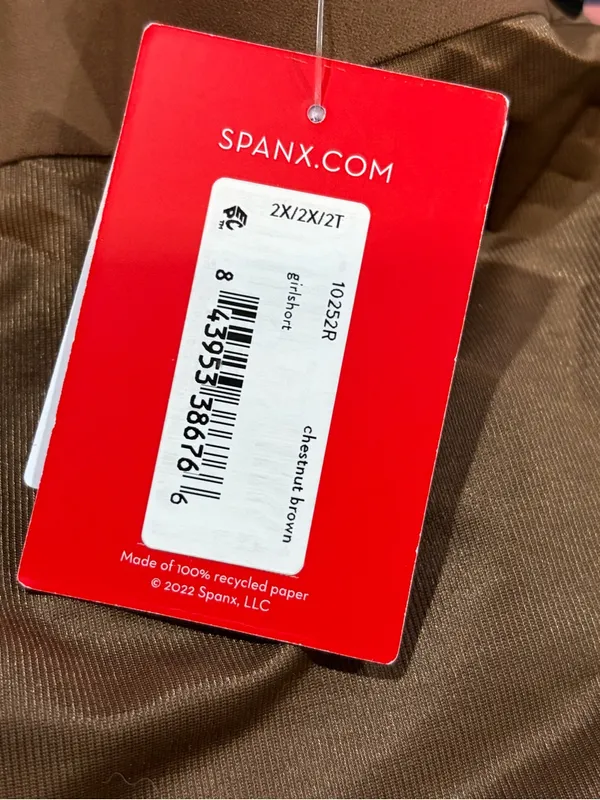 $52 Retail NWT SPANX Girlshort Shape Wear in Chestnut Brown - Image 7