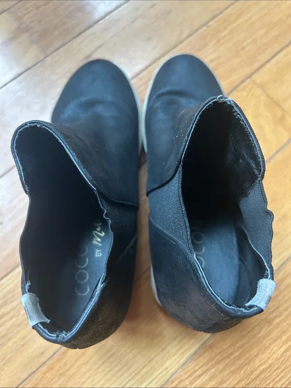 Coconuts by Matisse Black Slip-On Ankle Booties - Image 6