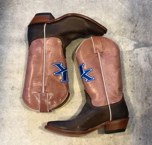 Nocona University Of Kentucky UK Cowboy Boots - Image 7