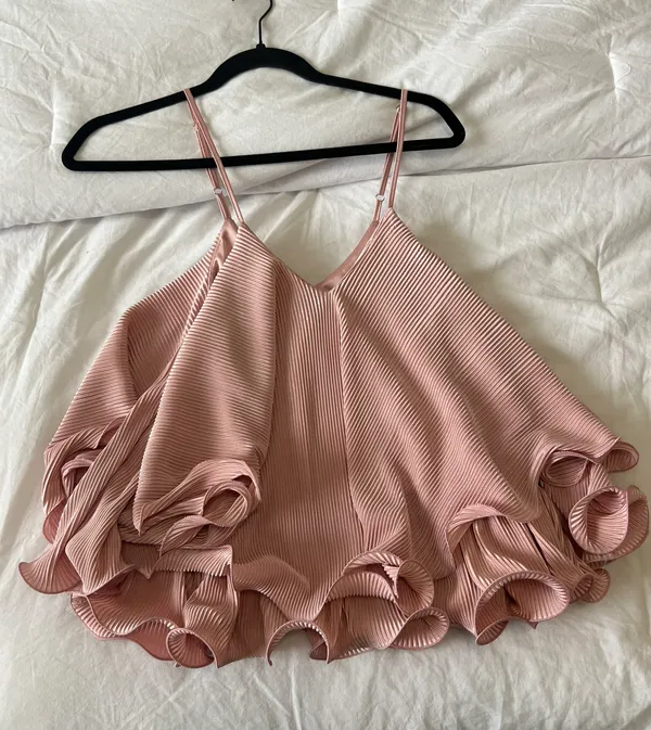 Pink Silk Top - Image 2