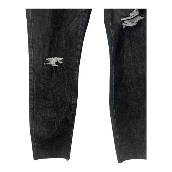 Old Navy‎ Black High Rise Rockstar Super Skinny Jeans, Sz 10 - Image 4