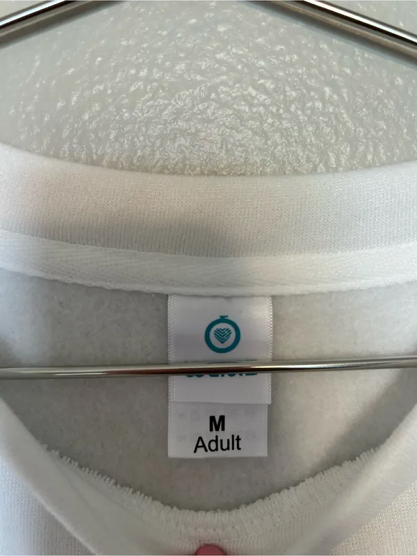 Cars Nike Embroidery White Crewneck Sweatshirt - Image 4