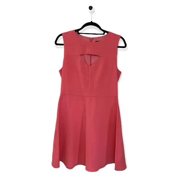 French Connection Cutout Dress in Coral , Size 10​​​​​​ - Image 2